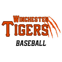 Winchester Tigers Baseball Window Decal Design